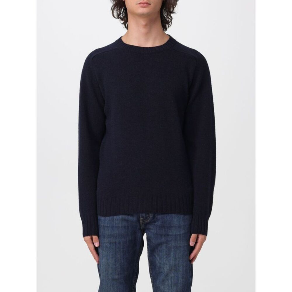 Sebago Men Long-Sleeve Wool Crewneck Jumper Sebago With Ribbed Trims